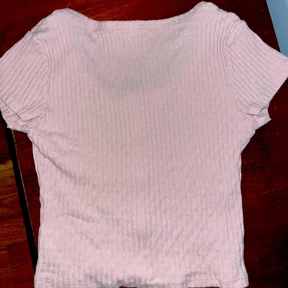 Hippie Rose Pink Crop Top (Junior Size) - Picture 2 of 5